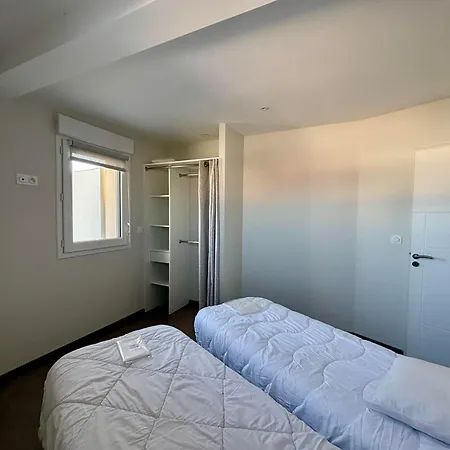 شقة Pmr 2 Chambres, Face Plage, Piscine, Balcon, Pour 6 Personnes, Animaux Admis - Fr-1-194-222 لا ترانش سور مير